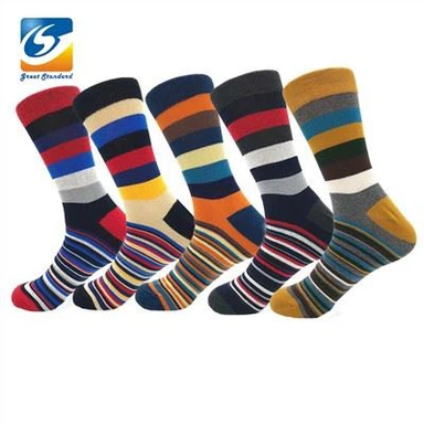 Calcetines de hombre a rayas