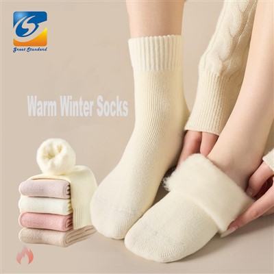 Calcetines de mujeres calientes de invierno